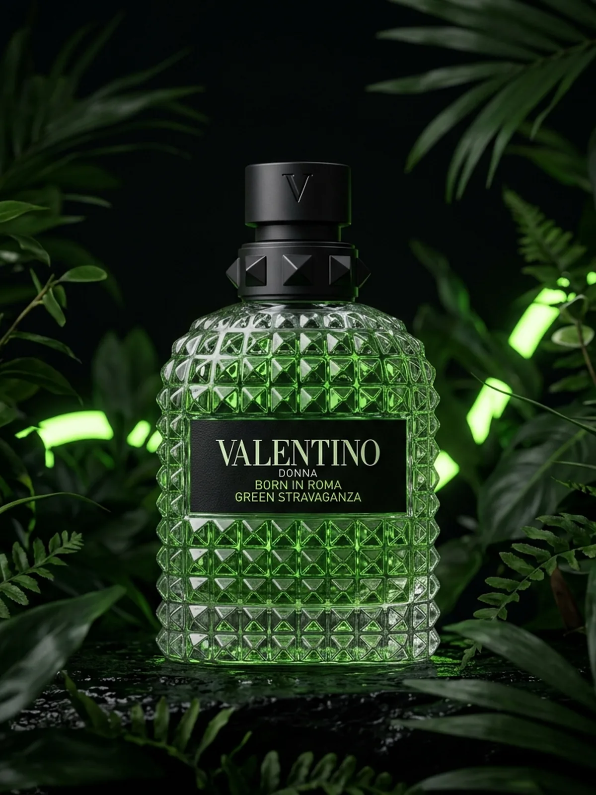 Frasco de Valentino Donna Born in Roma Green Stravaganza, 100 ml