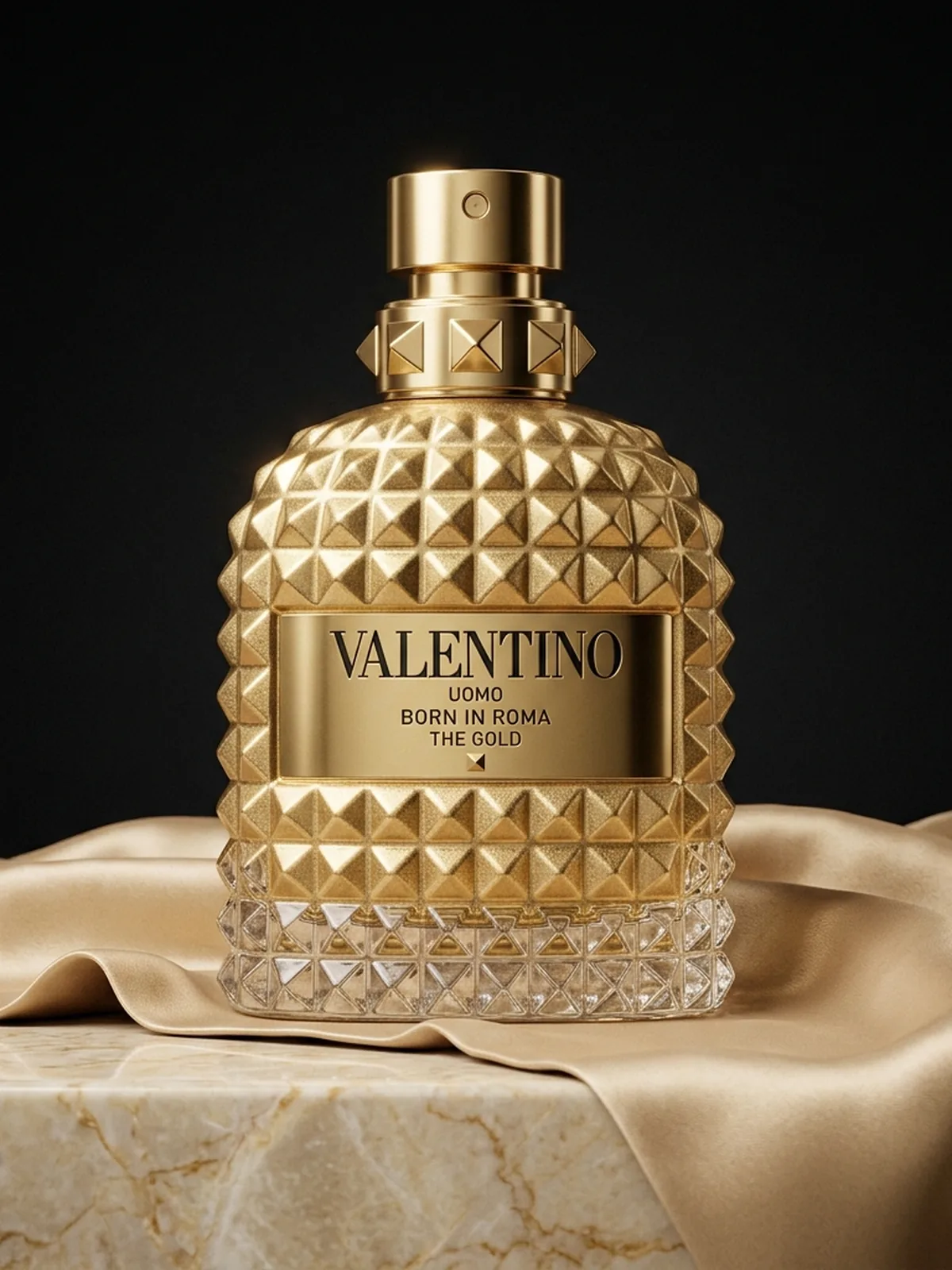 Frasco de Valentino Uomo Born in Roma The Gold, 100 ml
